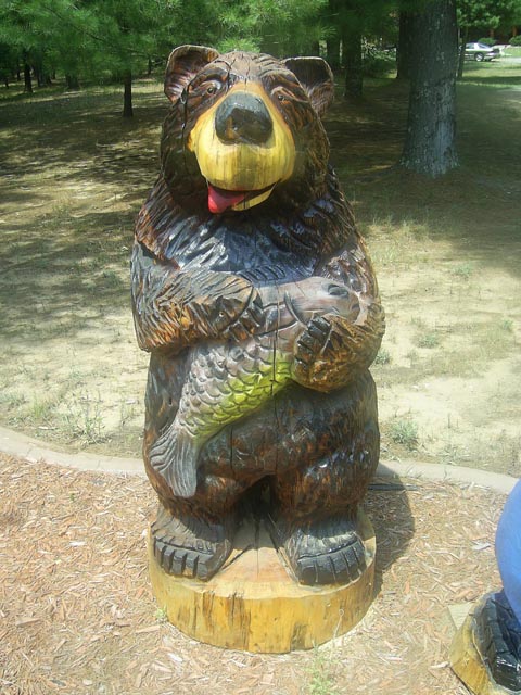 Bear Holding Fish